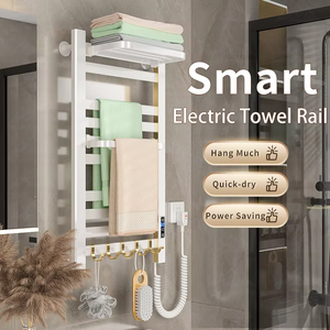 Scaldasalviette Elettrico Wayon con Controllo Intelligente della Temperatura, Riscaldamento in Fibra di Carbonio, Nero Opaco, Certificato CE, Modello WW-MJJ - Product Image 3