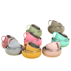 2025 nuevo juego de cucharas de silicona sin BPA platos y utensilios para niños de grado alimenticio de 0 a 12 meses ecológicos - Product Image 4