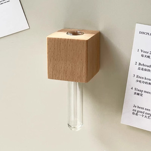 Tubo <span class=keywords><strong>de</strong></span> ensayo Florero pequeño Cinta magnética sin rastro <span class=keywords><strong>Arreglo</strong></span> <span class=keywords><strong>de</strong></span> flores <span class=keywords><strong>de</strong></span> nogal Imán magnético para <span class=keywords><strong>nevera</strong></span> - Product Image 6
