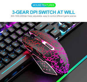 Free Wolf T87 Ensemble clavier et souris à chargement sans fil Jeu <span class=keywords><strong>Glow</strong></span> Ensemble clavier et souris sans fil - Product Image 5