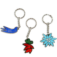 Logo personnalisé porte-clés de voiture porte-clés en métal personnaliser émail porte-clés souvenirs