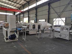خط إنتاج أوتوماتيكي بالكامل للفائف ورق التواليت مع آلة إعادة اللف وقاطع أوتوماتيكي وآلة تغليف أوتوماتيكية للورق - Product Image 5