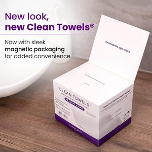 Pacchetto Aggiornato 100% Biodegradabile Certificato USDA <span class=keywords><strong>Salviette</strong></span> Viso XL Usa e Getta Accettate dall'Associazione per l'Eczema - Product Image 2