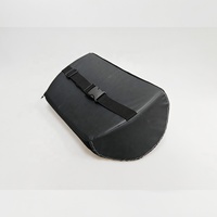 Coussin de siège ergonomique en mousse à mémoire de forme pour voiture et chaise de bureau avec oreiller de soutien lombaire réglable pour le soulagement de la douleur au bas du dos