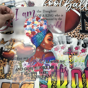 Bán buôn sắt trên in đen Cô Gái dtf chuyển truyền nhiệt thiết kế sẵn sàng để Báo Chí Vinyl Logo Nhiệt Báo Chí Sticker - Product Image 3