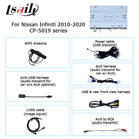 صندوق واجهة كاربلاي وأندرويد أوتو لاسلكي من Lsailt لسيارات إنفينيتي G37 وG25 وQ40 وQ60 طراز IT08 08IT مع نظام سكايلين V36 نافي هوم