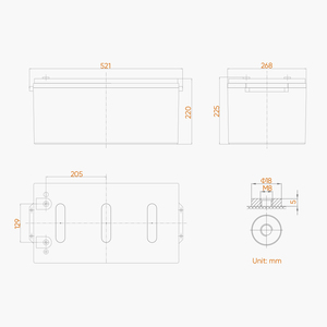 Baterí<span class=keywords><strong>a</strong></span> de iones de litio recargable, venta al por mayor, 12V, 200 <span class=keywords><strong>Ah</strong></span>, 200 Amp, 200A - Product Image 2