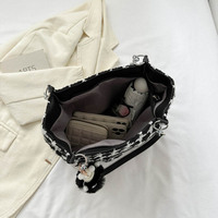 Sac à main en toile grande capacité pour femme, nouveau sac à bandoulière pour femme, vente en gros
