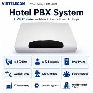 Sistema PBX para Hoteles, 8 Líneas CO, 32 Extensiones, CP832 PABX con Identificador <span class=keywords><strong>de</strong></span> Llamadas, Atendiente Automático, LCR, Teléfono Digital Expandible - Product Image 4