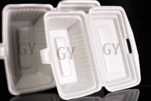 Boîte alimentaire Boîte à trois compartiments Boîte rectangulaire Boîte de petit déjeuner Boîte de restauration rapide Récipient alimentaire en mousse jetable Boîte à lunch - Product Image 2