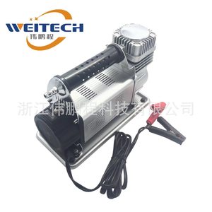 Weitech Heavy Duty Single Cylinder Air Compressor 12V DC For <b>Car</b> Motorcycle Tire <b>Inflation</b> - Product Image 4