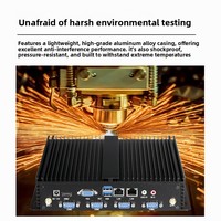 Mini PC con Procesador Intel I7, PfSense, 2 LAN 2.5G, NVMe SSD, DDR4, Sin Ventilador, Mini Ordenador Barebone Integrado