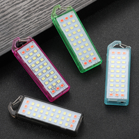 HL-275 HOOMEE Mini porte-clés USB lampe de poche LED rechargeable Type C porte-clés lumière de poche LED transparent