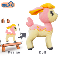 Peluches personnalisées peluches super douces jouets animaux en peluche personnalisés poupée en peluche personnalisée pour les enfants
