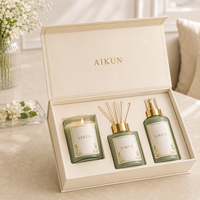 AIKUN – Coffret Cadeau de Luxe Personnalisé avec Gravure de Logo, Diffuseur de Parfum d'Ambiance Longue Durée pour Achat en Gros – Faible MOQ Direct Usine