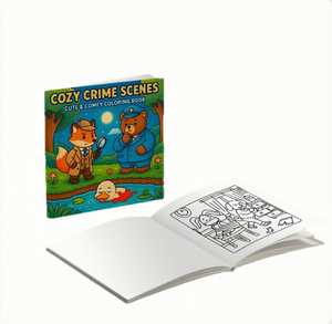 <span class=keywords><strong>Libro</strong></span> de Colorear para Adultos con Escenas de Crímenes Acogedoras, <span class=keywords><strong>Arte</strong></span> de Misterio con Diseños Lindos y Relajantes para Aliviar <span class=keywords><strong>el</strong></span> Estrés y Diversión Consciente - Product Image 1