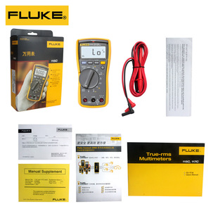 มัลติมิเตอร์ดิจิตอล Fluke 115C True RMS สำหรับวัดแรงดันไฟฟ้ากระแสสลับ กระแสไฟฟ้า และโอห์ม สำหรับมืออาชีพ - Product Image 4