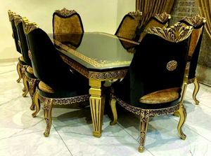 French Style Hand Crafted Dining Room Furniture Classic Solid Teak Wood Dining Room Furniture Collection Manufacturer Exporter - Product Image 4