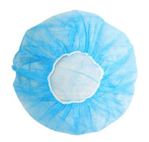 Gorro bouffant de PP no tejido personalizado con certificación CE, gorro de <span class=keywords><strong>red</strong></span> <span class=keywords><strong>para</strong></span> el <span class=keywords><strong>cabello</strong></span> con clip, cubrecabezas redondo y esponjoso detectable <span class=keywords><strong>para</strong></span> enfermeras, chefs y médicos - Product Image 5