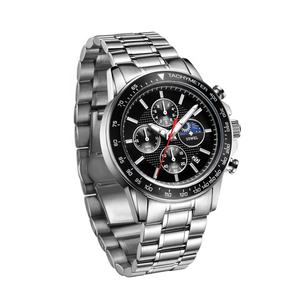 Reloj de Lujo de Acero Inoxidable, Resistente al Agua 5 BAR, Automático, con Fecha, Correa de 18 mm, Cierre Plegable, Deportivo, de Moda, Alta Calidad, OEM - Product Image 2