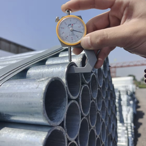 Vente chaude de tubes ronds galvanisés Q195 Q345 de 60 pouces, structure d'échafaudage, tube en acier au carbone - Product Image 4