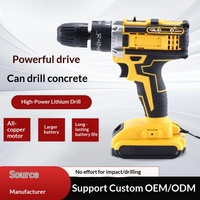 Perceuse à batterie lithium-ion 21V rechargeable, moteur à balais, couple maximal 80 Nm, garantie 1 an - Multifonction pour usage domestique