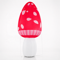 Décoration Champignon Gonflable - Modèle Lumineux à LED pour Événements et Salons Professionnels