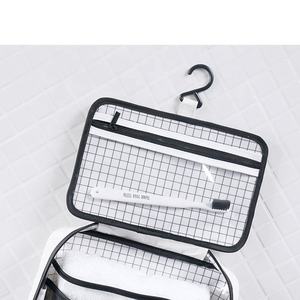 Makyaj çantası özel beyaz kese hafif <span class=keywords><strong>Tyvek</strong></span> kozmetik çantaları seyahat makyaj çantası özel etiket asılı yıkama lüks elbise BSCI - Product Image 2