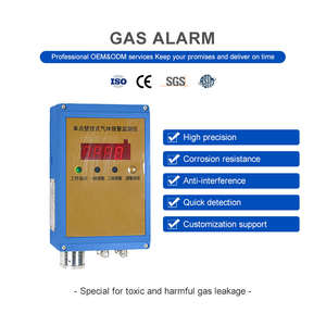Alta Precisão <span class=keywords><strong>Wall</strong></span> Mounted Monitor Gás Cl2 <span class=keywords><strong>Detector</strong></span> De Vazamento De Cloro Com Alta Resistência Ao Desgaste Analisadores De Gás - Product Image 5
