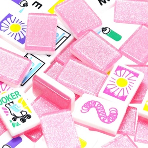 Juego de Mahjong Americano de Lujo de 160 Fichas, Acrílico, Portátil, Ecológico, Resistente al Agua, Estilo Moderno Occidental, Venta al Por Mayor - Product Image 3