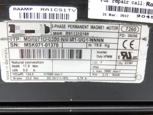 Baru Orig Inal Msk071d-0300-nn-m1-ug1-nnnn Motor Automate <span class=keywords><strong>Prog</strong></span> raamable Plc - Product Image 3