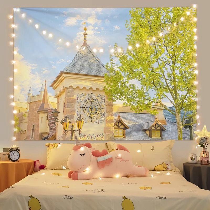 Peinture à l'huile clocher