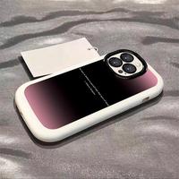 Étui en silicone PC peint violet dégradé haut de gamme pour Apple 16 Pro Max 13 12 h 15 téléphones mobiles Compatible Iphone 14 couverture