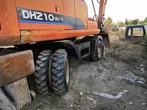 Maquinaria de Construcción con Ruedas de 22 Toneladas, Excavadora DOOSAN DH210W de Corea, Excavadora Usada DOOSAN DH210W-7, 210W - Product Image 4