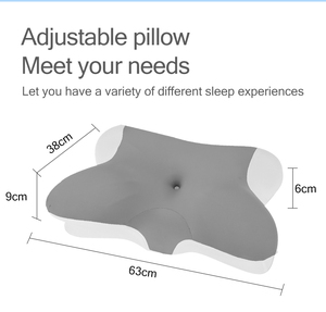<span class=keywords><strong>Cuscino</strong></span> Cervicale in Memory Foam a Contorno di Farfalla per Coppie, Anti-Pressione, con Cerniera, Protezione <span class=keywords><strong>Decubito</strong></span>, Sollievo dal Dolore al Collo - Product Image 6