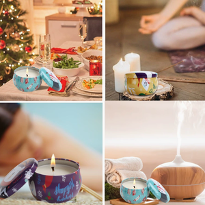 Soy Wax Aromatherapy Christmas Holiday <b>Gift</b> Box <b>Candle</b> <b>Set</b> Nordic Indoor Decor Ornament Long-lasting Fragrance - Product Image 4