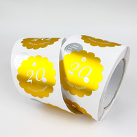 Étiquettes adhésives personnalisées en feuille d'argent, autocollants en vinyle imperméable avec estampage à chaud, autocollants en feuille d'or