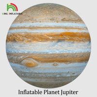 Gonflable Publicité Planètes Globe Terre Lune Mars Soleil Jupiter Vénus Saturne Uranus Neptune Ballon Avec LED