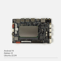 Motherboard RK3576 Berdaya Komputasi Tinggi untuk Kecerdasan Buatan, Layar Ganda 4K EDP LVDS, Mesin Periklanan, Komunikasi Manusia-Komputer