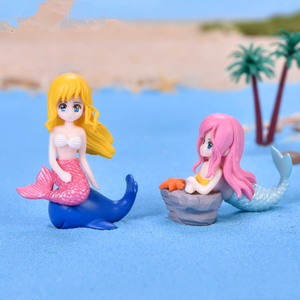 Kabuk <span class=keywords><strong>Mermaid</strong></span> ev süsler akvaryum balık tankı dekorasyon aksesuarları karikatür rakamlar Decos el sanatları süsler komik hediye - Product Image 5