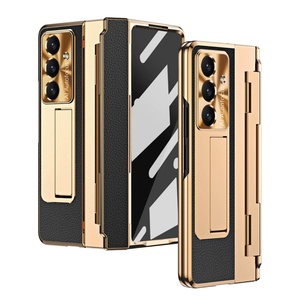Lujo 360 °   Funda con Soporte Magnético Giratorio y Carga Inalámbrica para Samsung Z Fold 7 6 5, Carcasa Plegable Antigolpes para Teléfono Móvil - Product Image 1