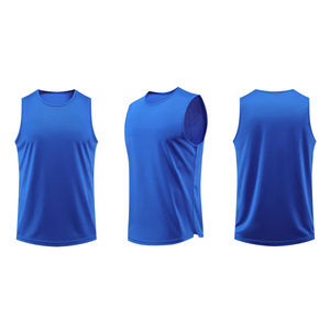 Moisture-Wicking Stretchy Bodybuilding Top Workout Shirt Sleeveless Shirt <b>For</b> <b>Men</b> <b>Singlets</b> - Product Image 6