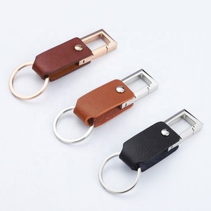 พวงกุญแจหนังแท้ ผลิตตามสั่ง ขายส่งจำนวนมาก ทำมือ โลโก้รถยนต์ พวงกุญแจหนัง PU แบบกำหนดเอง - Product Image 3