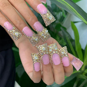 Clavos a presión personalizables de diseño francés al por mayor, clavos a presión acrílicos de Ballet de cobertura completa con etiqueta privada - Product Image 2