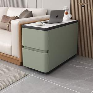 Salon <span class=keywords><strong>canapé</strong></span> côté armoire nordique lumière luxe Rock Board étroit 2 tiroirs de rangement pour Villa appartement hôtels - Product Image 5