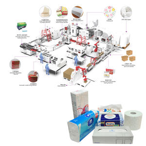 Europese Standaard Automatische Gebruikte Servet Machines Tissuepapier Productielijn Gezichtsdoekjes Papier Omzetten Machines Op Papier - Product Image 6