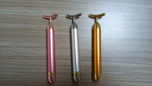 2024年注目の商品 電動バイブレーションTバーローズクォーツ美顔ローラー - Product Image 2