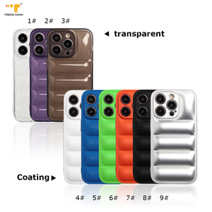 Étui de téléphone en coton 3D TPU Down Jacket <span class=keywords><strong>North</strong></span> <span class=keywords><strong>Face</strong></span> pour iPhone 14 13 12 Pro 11 Promax XS, protection antichoc pour téléphone - Product Image 6