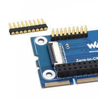 Connecteur à broches Pogo plaqué or 9 broches à ressort, montage CMS pour robots et modules de capteurs industriels