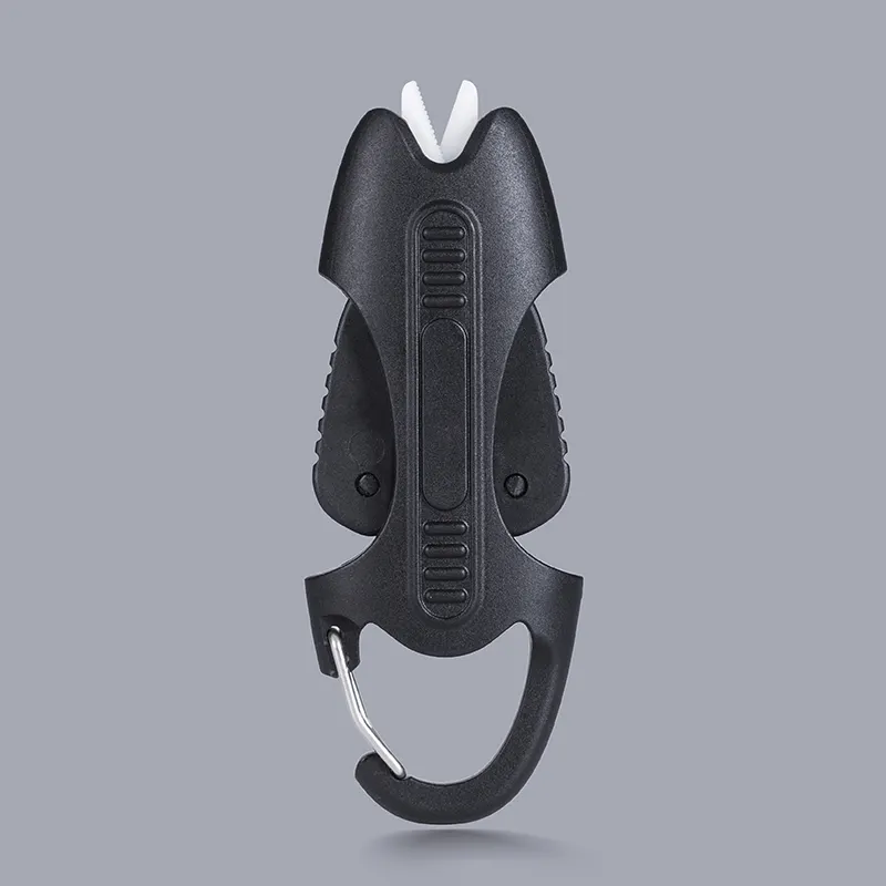 Portable Fishing Line Snip Cutter 1 inch Retractable Serrated Edge Ceramic Braid Scissors